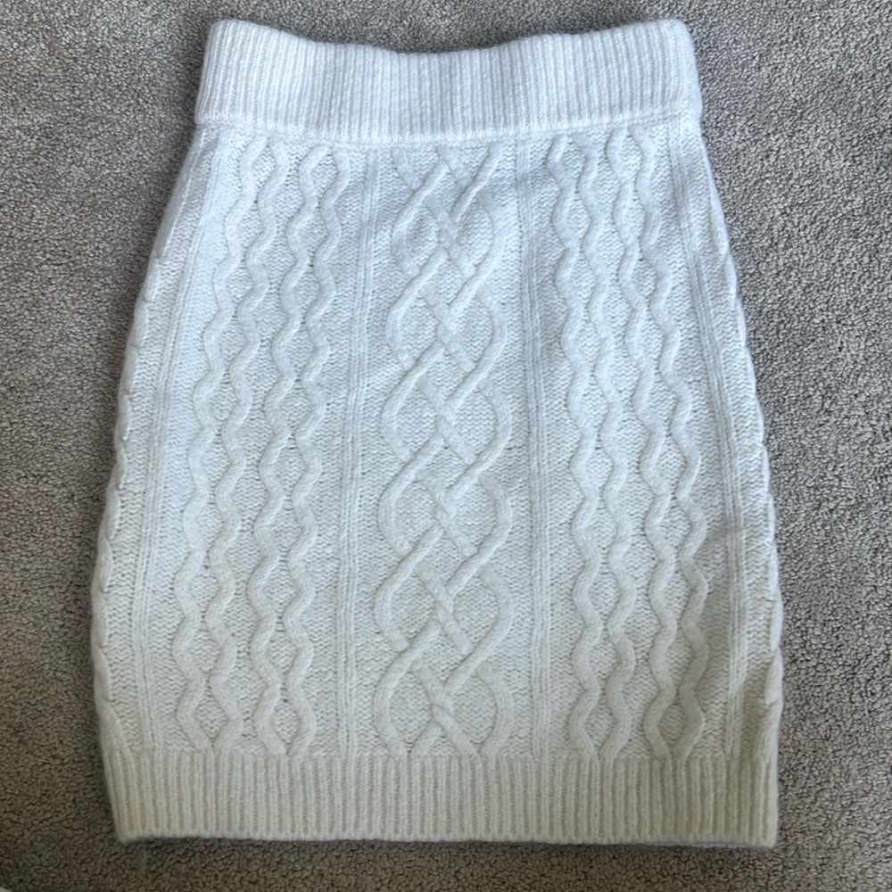 Favorite daughter cable knit mini skirt XS